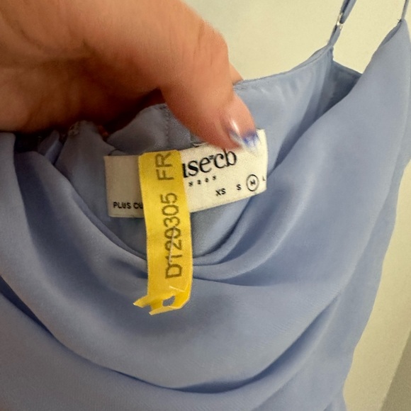 COPY - House of CB dress teia satin and georgette corset midi dress - Picture 7 of 14